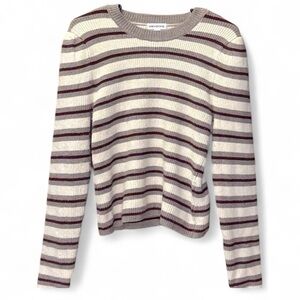 Vigoss Striped Knit Sweater – Women’s Size Small Y2K Vibes